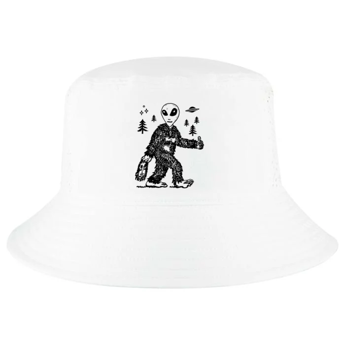 Alien In Bigfoot Costume Cool Comfort Performance Bucket Hat