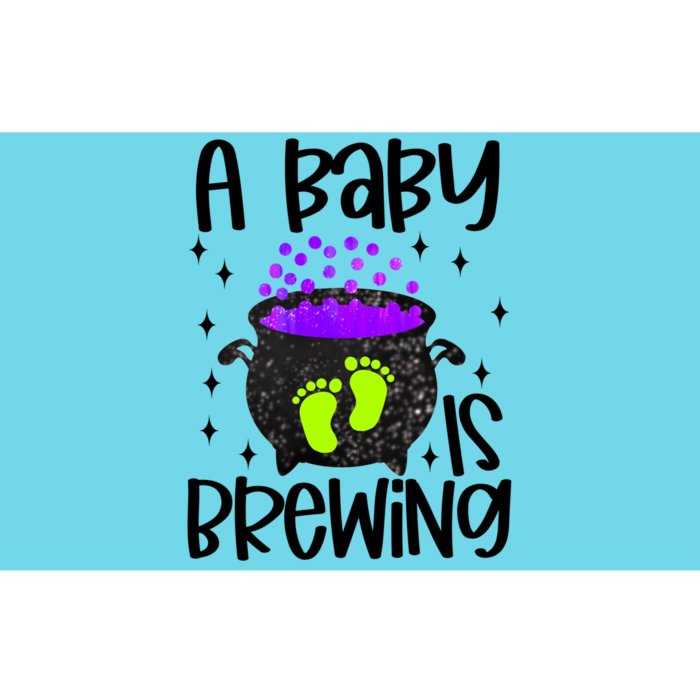 A Is Brewing Birth Announcet Shower Pregnancy Great Gift Bumper Sticker