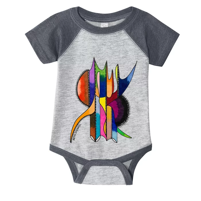 Art In Color Dynamic Geometric Design Infant Baby Jersey Bodysuit