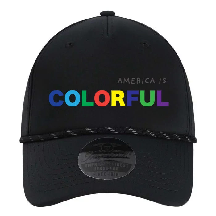 America Is Colorful Positive Message Gift Usa Great Gift Performance The Dyno Cap