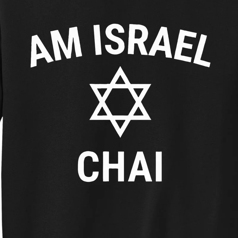 Am Israel Chai Jewish Pride Support Israeli Hebrew Jerusalem Sweatshirt