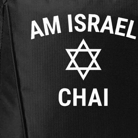 Am Israel Chai Jewish Pride Support Israeli Hebrew Jerusalem City Backpack