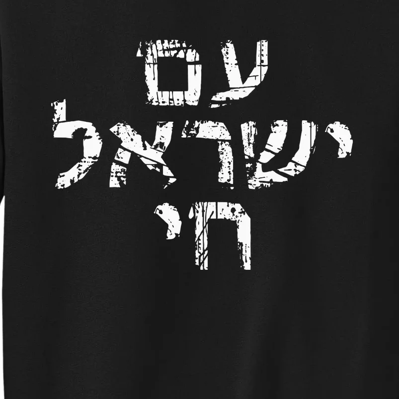 Am Israel Chai Jewish Pride Support Israeli Hebrew Jerusalem Sweatshirt