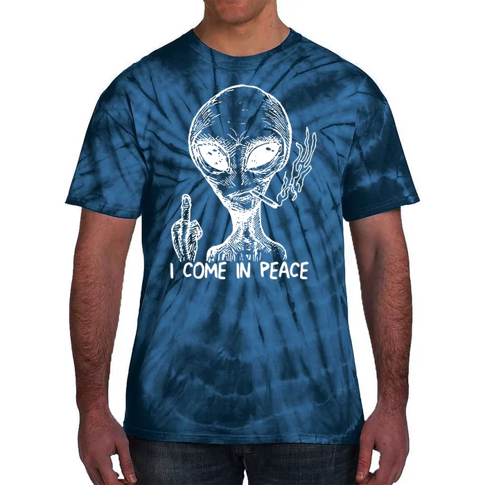 Alien I Come In Peace Tie-Dye T-Shirt