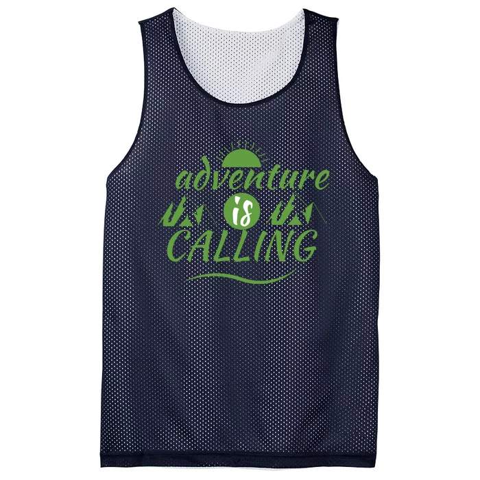 Adventure Is Calling Mesh Reversible Basketball Jersey Tank