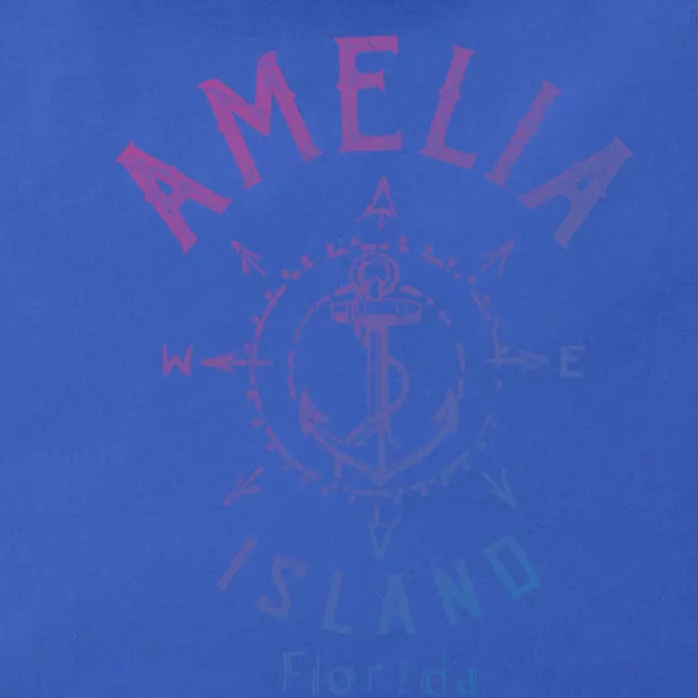 Amelia Island Compass Rose Florida Cute Gift Zip Tote Bag