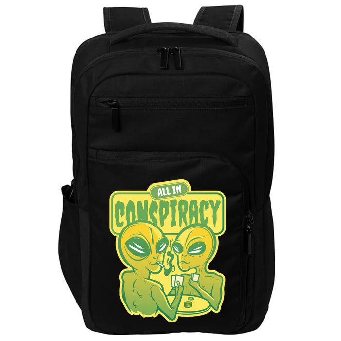 All In Conspiracy Poker Alien Impact Tech Backpack