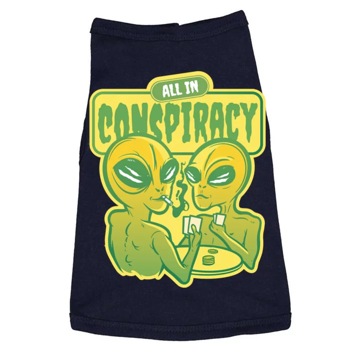 All In Conspiracy Poker Alien Doggie Tank