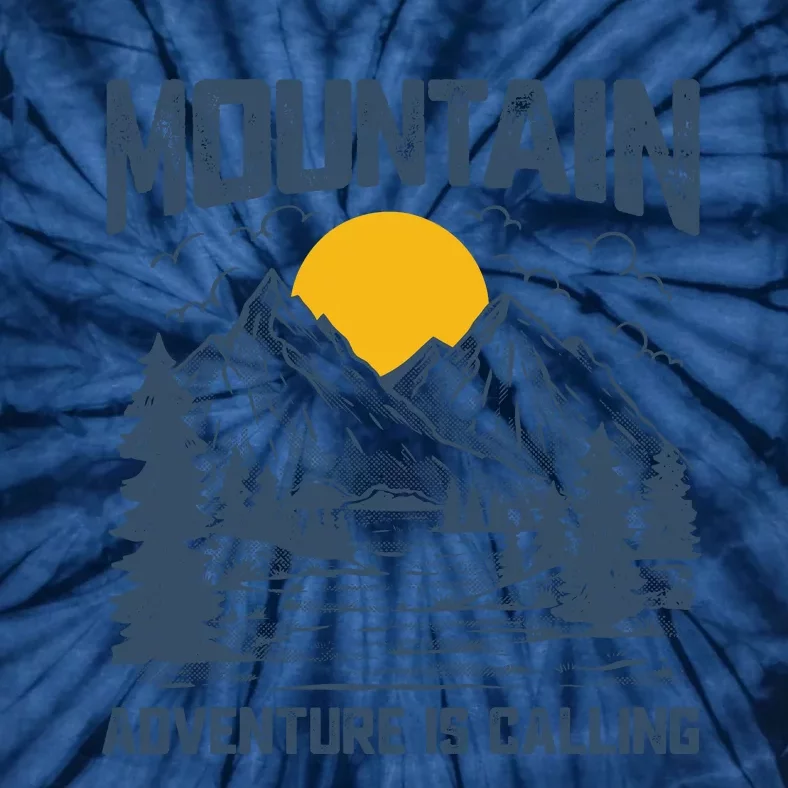 Adventure Is Calling Mountain Tie-Dye T-Shirt