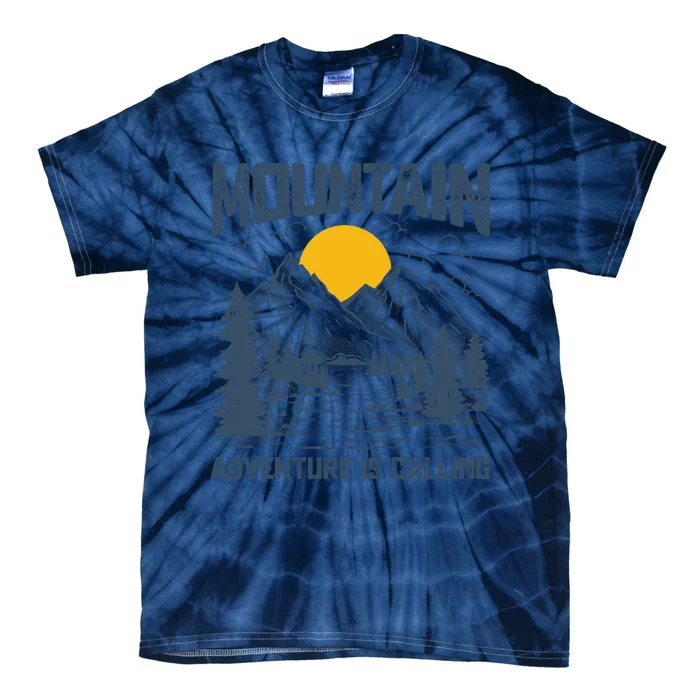 Adventure Is Calling Mountain Tie-Dye T-Shirt