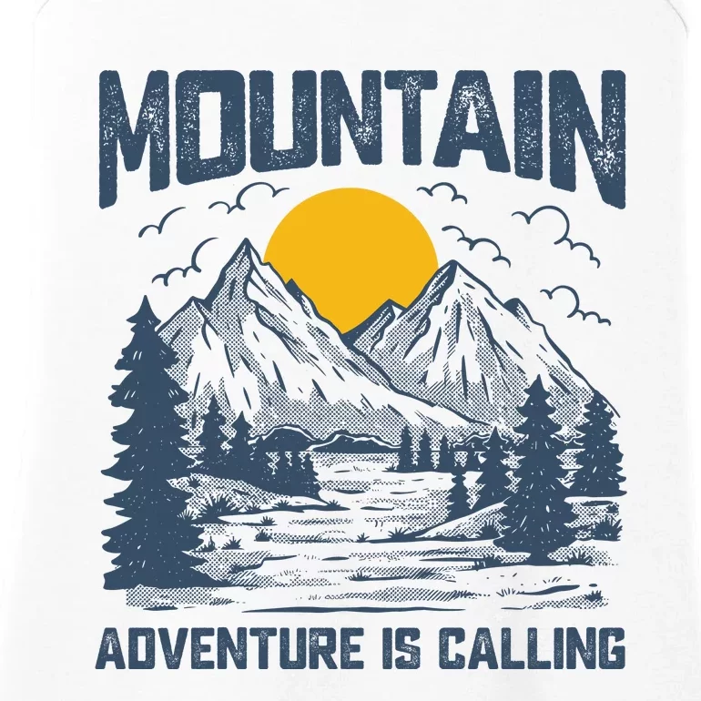 Adventure Is Calling Mountain Ladies Essential Tank