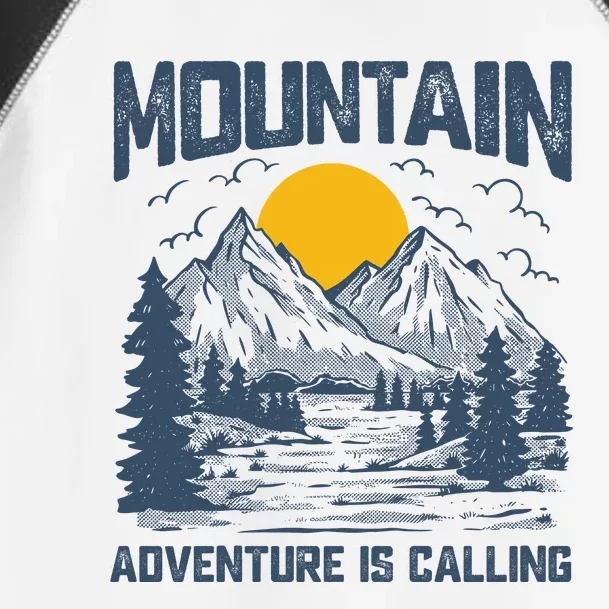 Adventure Is Calling Mountain Toddler Fine Jersey T-Shirt