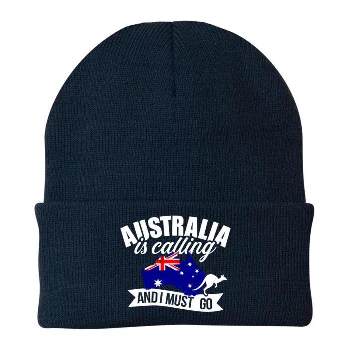 Australia Is Calling And I Must Go Great Gift Knit Cap Winter Beanie