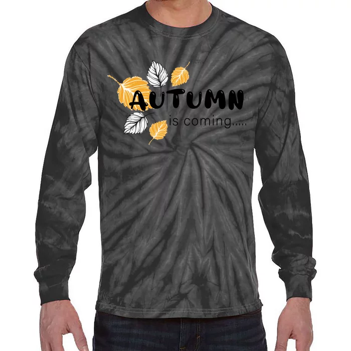 Autumn Is Coming Fall Collection Tie-Dye Long Sleeve Shirt