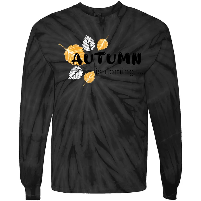 Autumn Is Coming Fall Collection Tie-Dye Long Sleeve Shirt