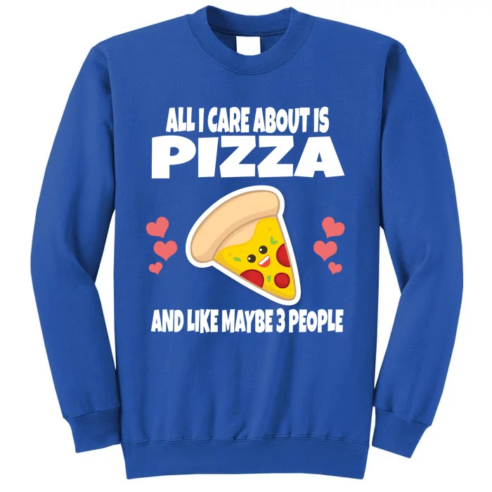 All I Care About Is Pizza And Like Maybe 3 People Great Gift Sweatshirt