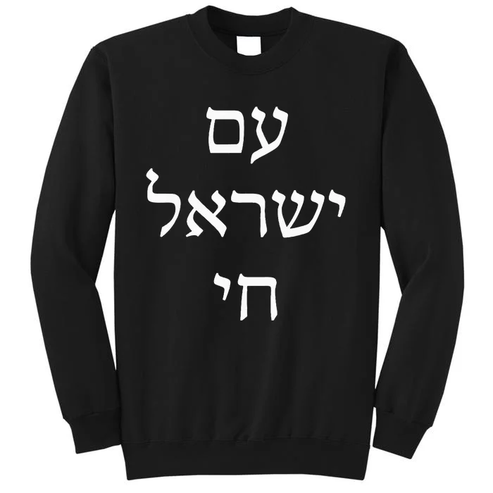 Am Israel Chai Jewish Pride Support Israel Hebrew Jerusalem Sweatshirt