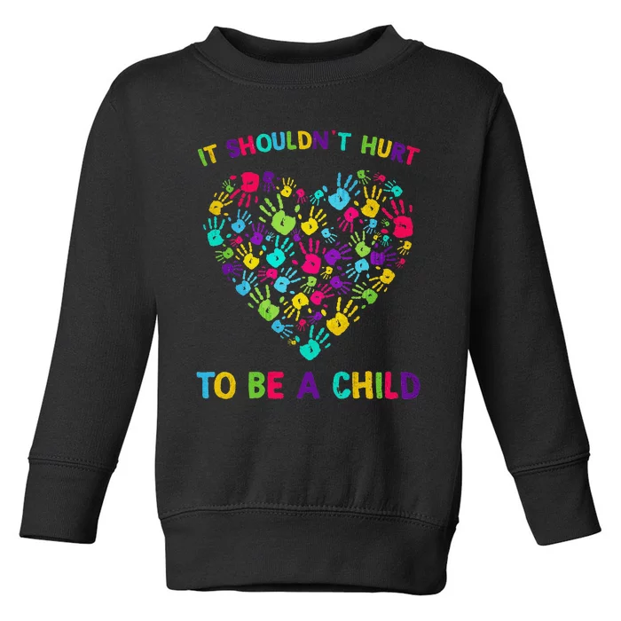 April Is Child Abuse Prevention Month Child Abuse Awareness Toddler Sweatshirt