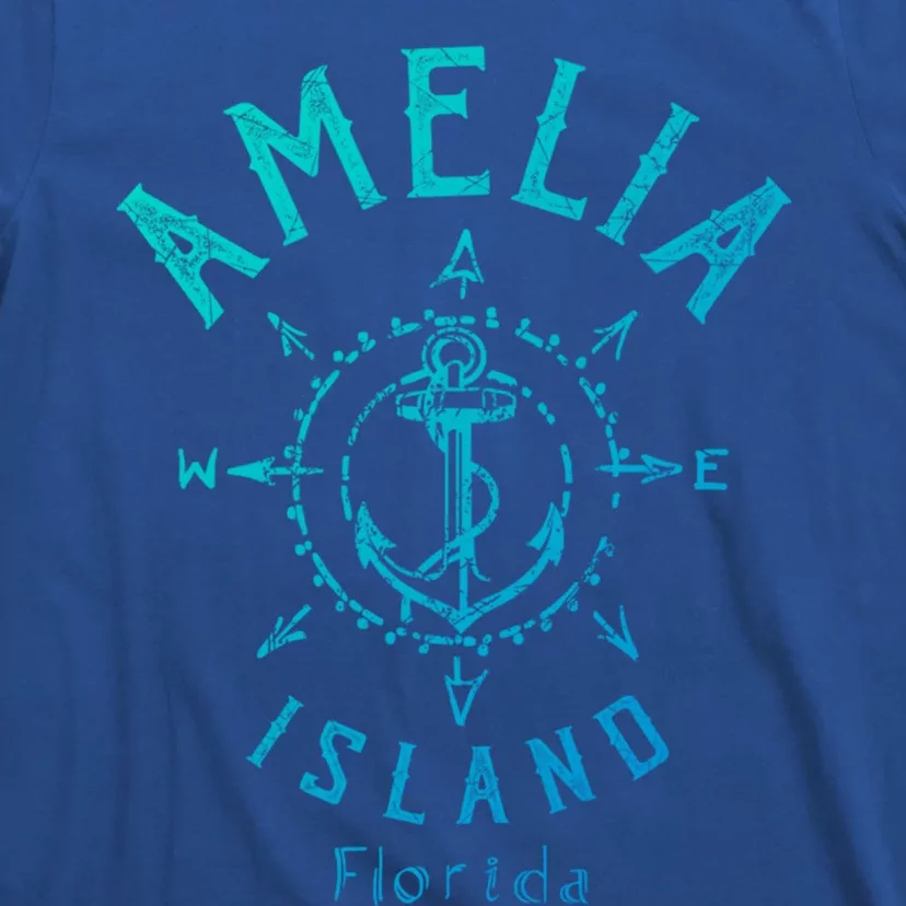 Amelia Island Compass Rose Florida Cute Gift T-Shirt