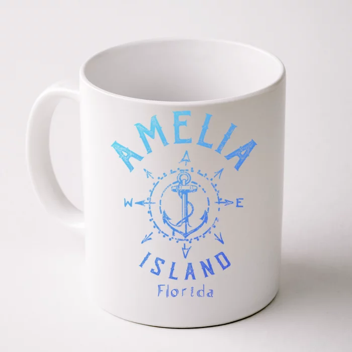 Amelia Island Compass Rose Florida Cute Gift Front & Back Coffee Mug