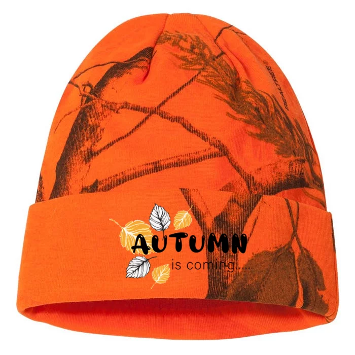 Autumn Is Coming Seasonal Fall Graphic Kati - 12in Camo Beanie