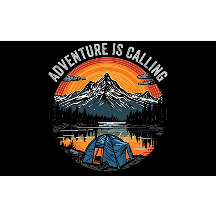 Adventure Is Calling Funny Camping & Fishing Father’s Day Camping Outdoors Bumper Sticker