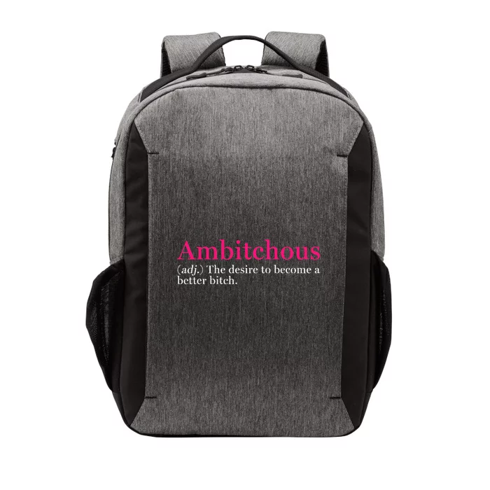 Ambitchous Inspirational Definition Vector Backpack