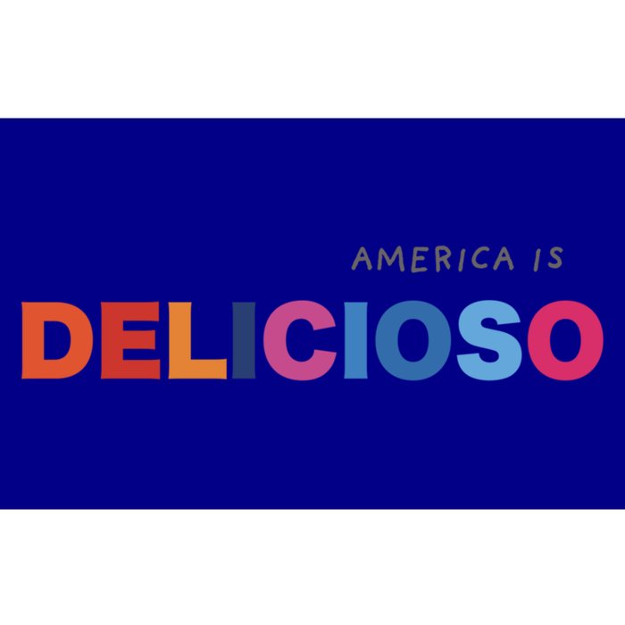 America Is Delicioso Positive Message Cool Gift Usa Gift Bumper Sticker