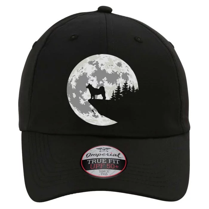 Akita Inu Dog Lover Moon Funny Halloween The Original Performance Cap