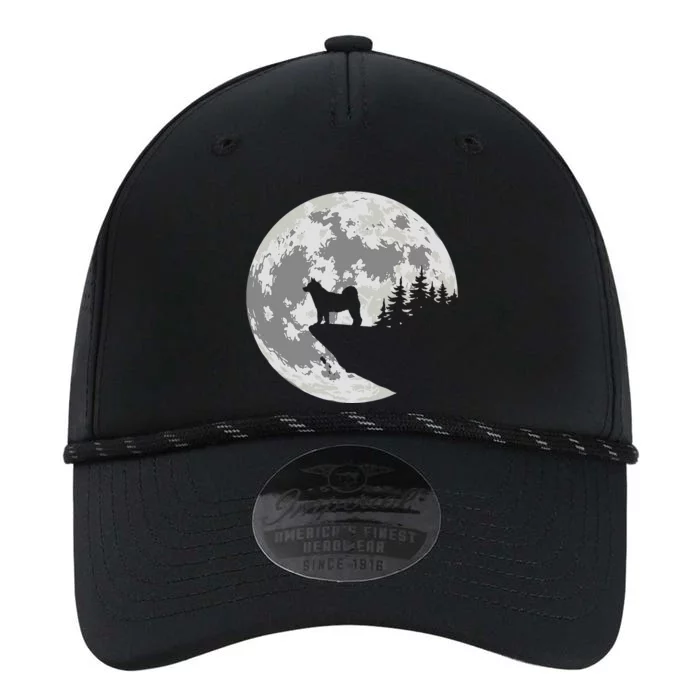 Akita Inu Dog Lover Moon Funny Halloween Performance The Dyno Cap