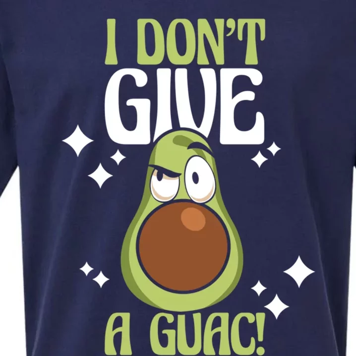 Avocado I Don't Give A Guac! Gift Sueded Cloud Jersey T-Shirt