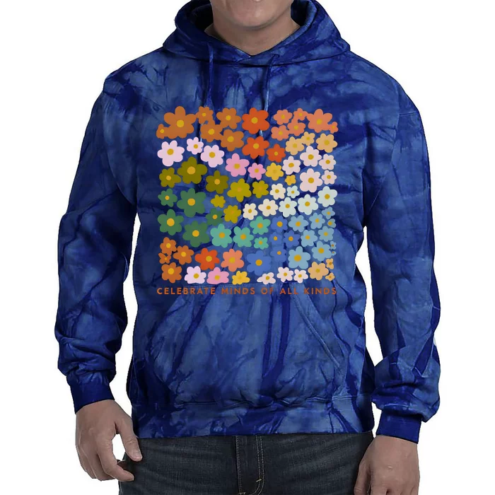 Autism Inclusive Education Celebrate Mind Of All Kind Tie Dye Hoodie