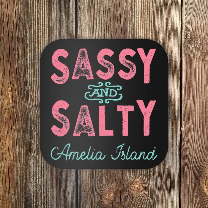 Amelia Island Florida Sassy Coaster