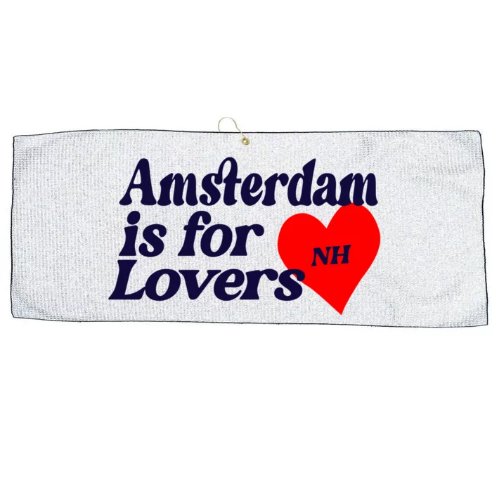 Amsterdam Is For Lovers Niall Horan Large Microfiber Waffle Golf Towel