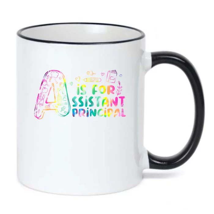 A Is For Assistant Principal School Assistant Principal Meaningful Gift Black Color Changing Mug