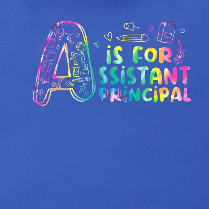 A Is For Assistant Principal School Assistant Principal Meaningful Gift Zip Tote Bag