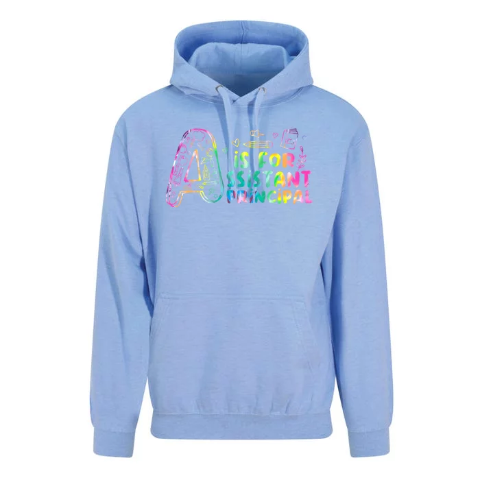 A Is For Assistant Principal School Assistant Principal Meaningful Gift Unisex Surf Hoodie