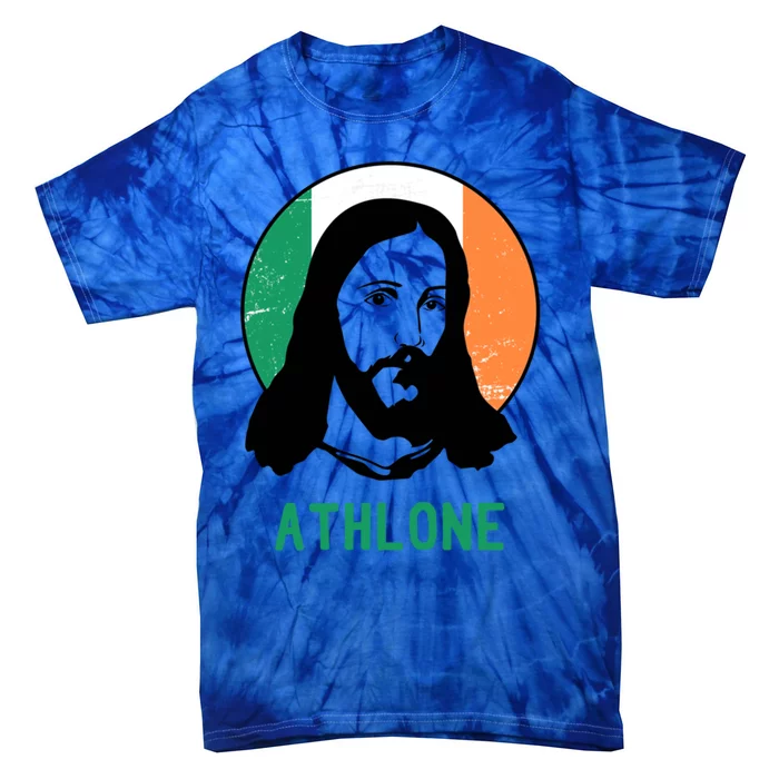 Athlone Ireland Flag Jesus St Patricks Day Cool Gift Tie-Dye T-Shirt