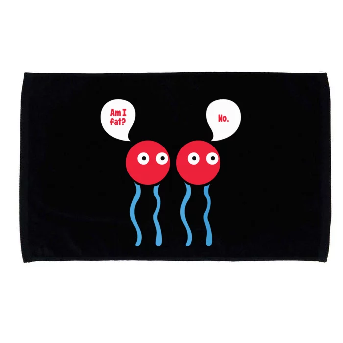 Am I Fat Funny Lipid Cell Biology Science Pun Microfiber Hand Towel