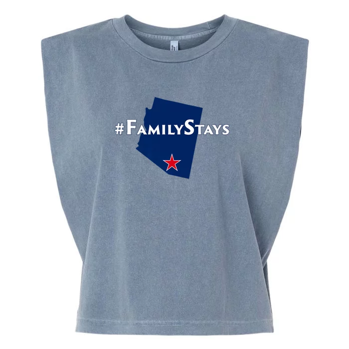 Arizona Is Family Arizona Family Stays Garment-Dyed Women's Muscle Tee