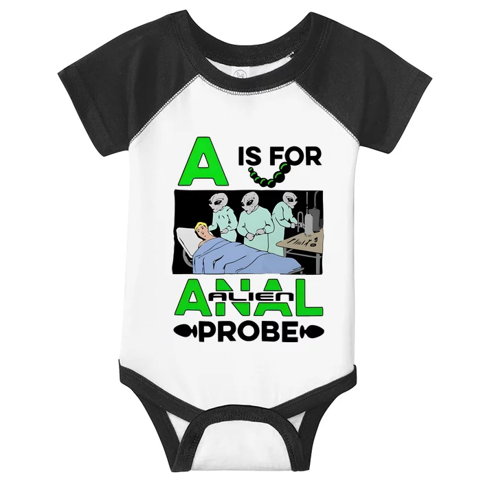 A Is For Anal Alien Probe Infant Baby Jersey Bodysuit