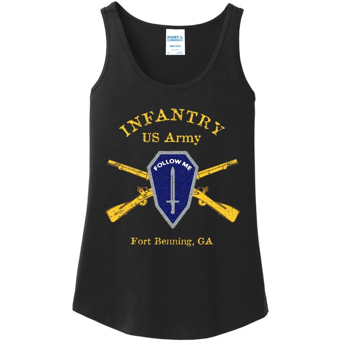 Army Infantry Fort Benning GA Ladies Essential Tank