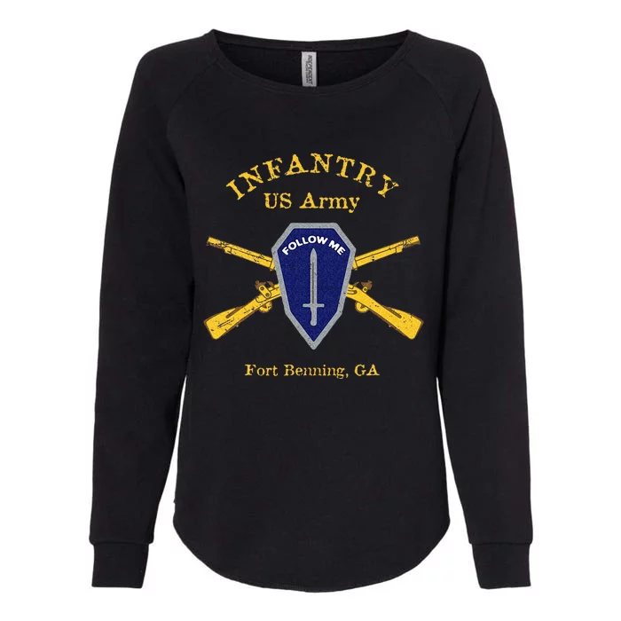 Army Infantry Fort Benning GA Womens California Wash Sweatshirt