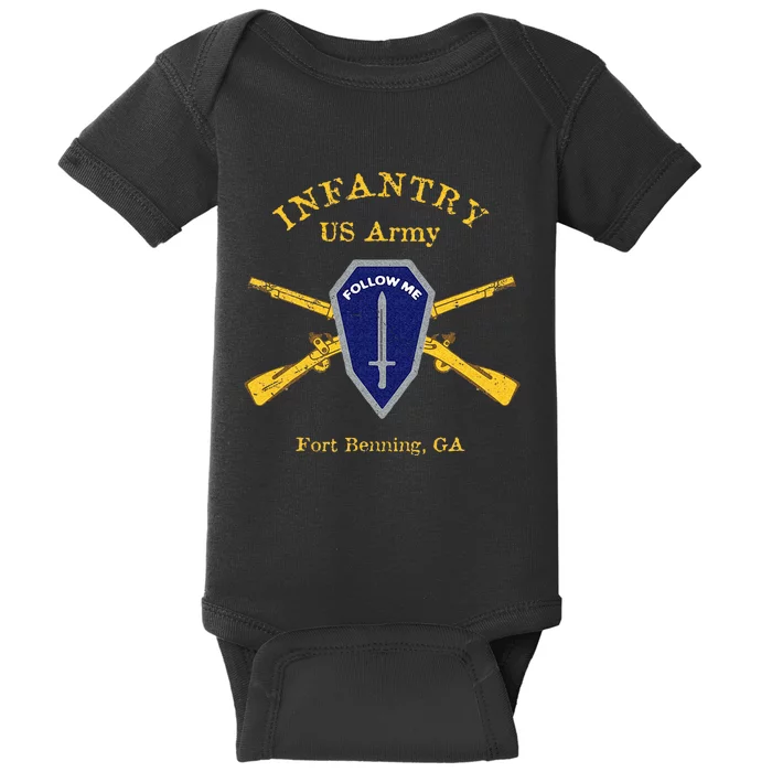 Army Infantry Fort Benning GA Baby Bodysuit