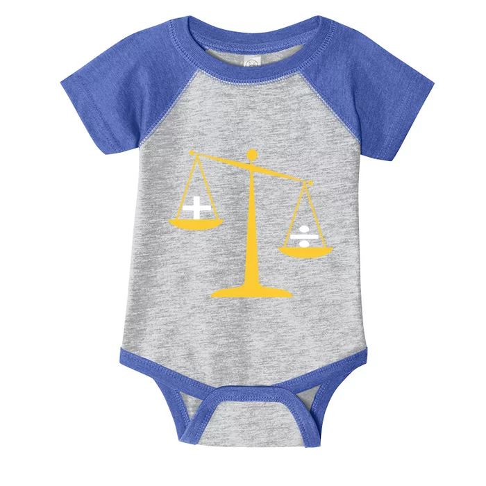 Addition Is Greater Than Division Great Gift Social Justice Gift Infant Baby Jersey Bodysuit