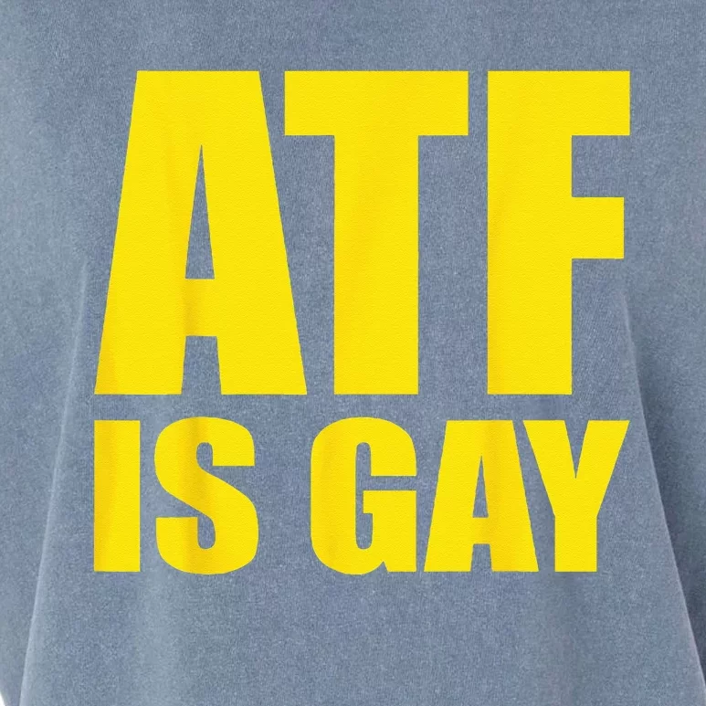 Atf is Gay funny Lgbtq pride Support Garment-Dyed Women's Muscle Tee