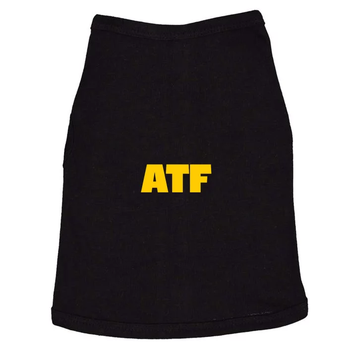 Atf Is Gay Front And Back Human Rights Equality Pride Front & Back Doggie Tank