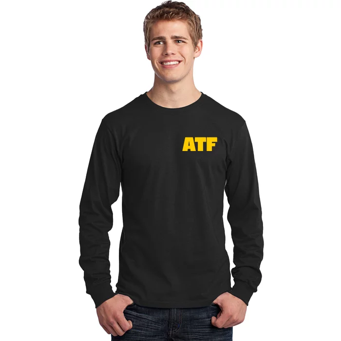 Atf Is Gay Front And Back Human Rights Equality Pride Front & Back Long Sleeve Shirt