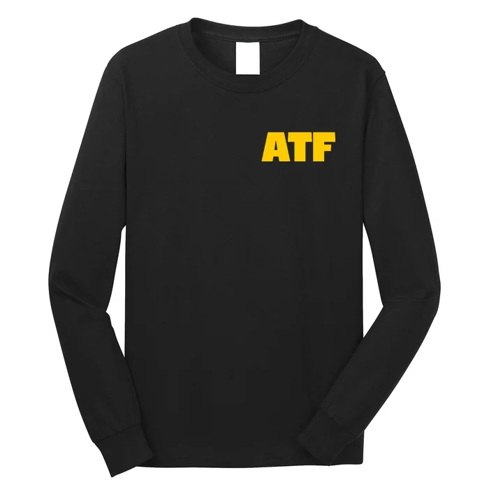 Atf Is Gay Front And Back Human Rights Equality Pride Front & Back Long Sleeve Shirt