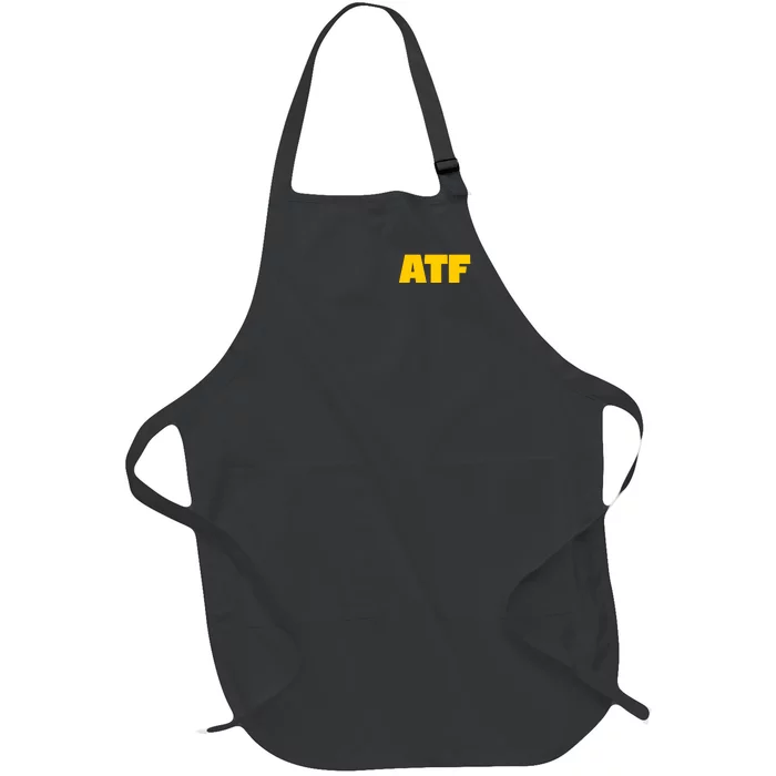 Atf Is Gay Front And Back Human Rights Equality Pride Front & Back Full-Length Apron With Pocket